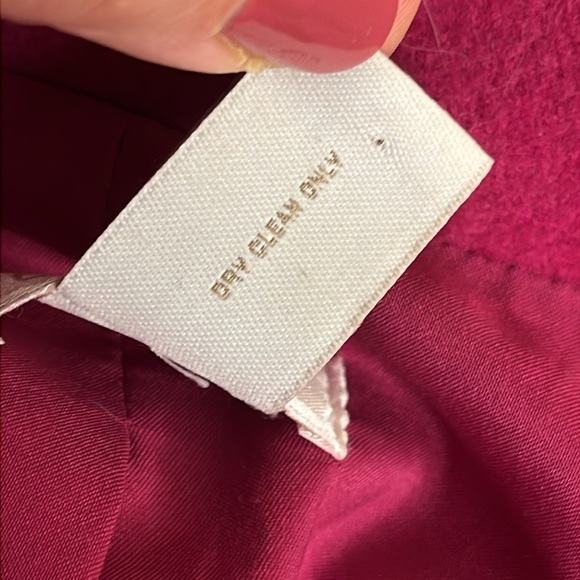 Chicos Pink dressy  front Pockets Hook and Eye closure collarless blazer jacket - Picture 4 of 15